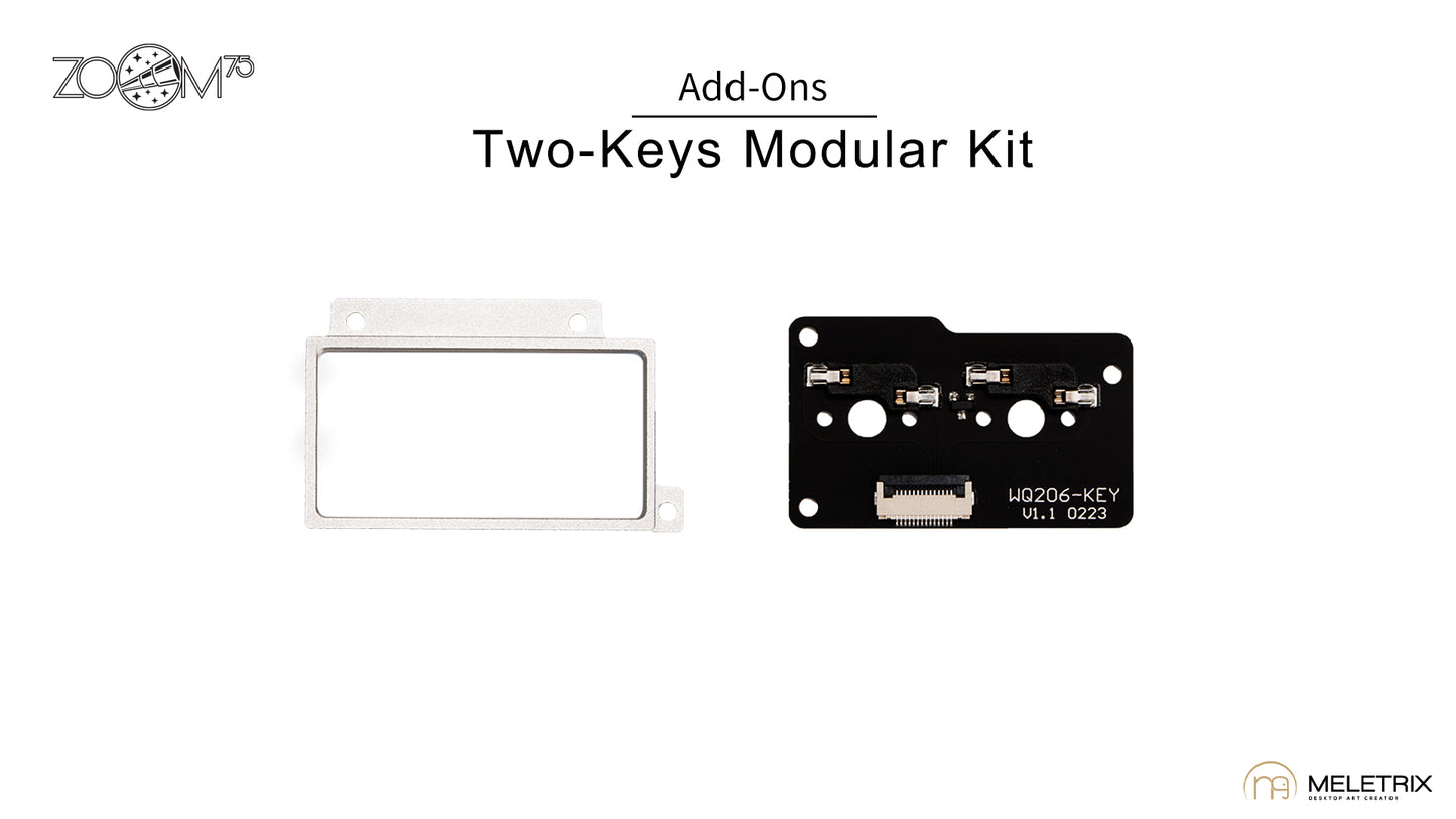 ZOOM75 - TWO KEYS MODULAR