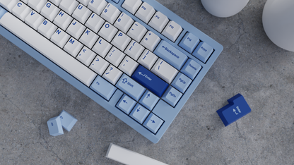 WS Blue Oasis Keycaps